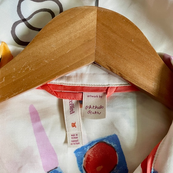 NWT Anthropologie Set LyreBird Phthalo Ruth x LyreBird Silky Size XXS Set $146 - Picture 8 of 11